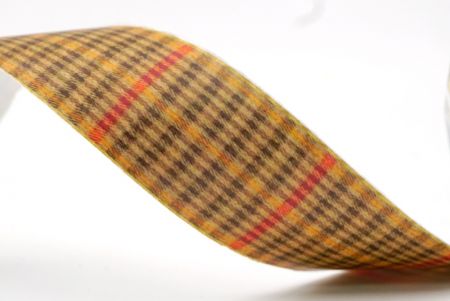 Senf und Orange Bezirkskaromusterband_AI